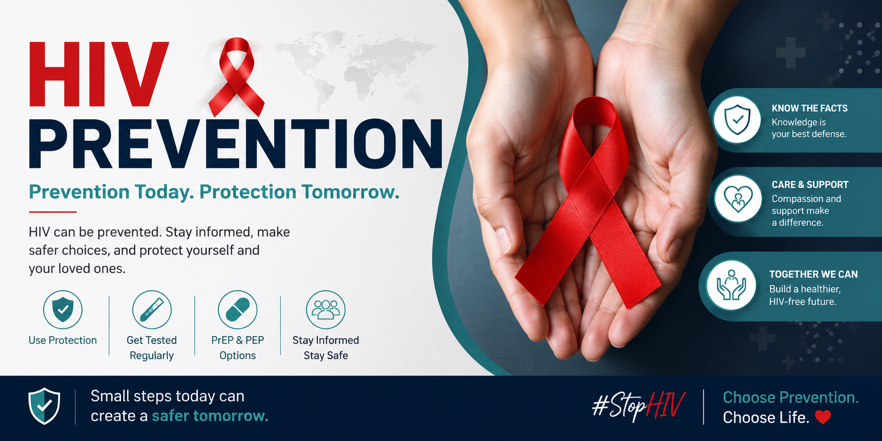 HIV PREVENTION IS BETTER AS THERE IS NO CURE